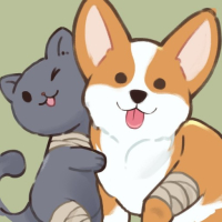 貓貓狗狗一起玩